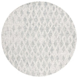 Safavieh Abstract 6'-0" x 6'-0" Rug in Grey / Ivory