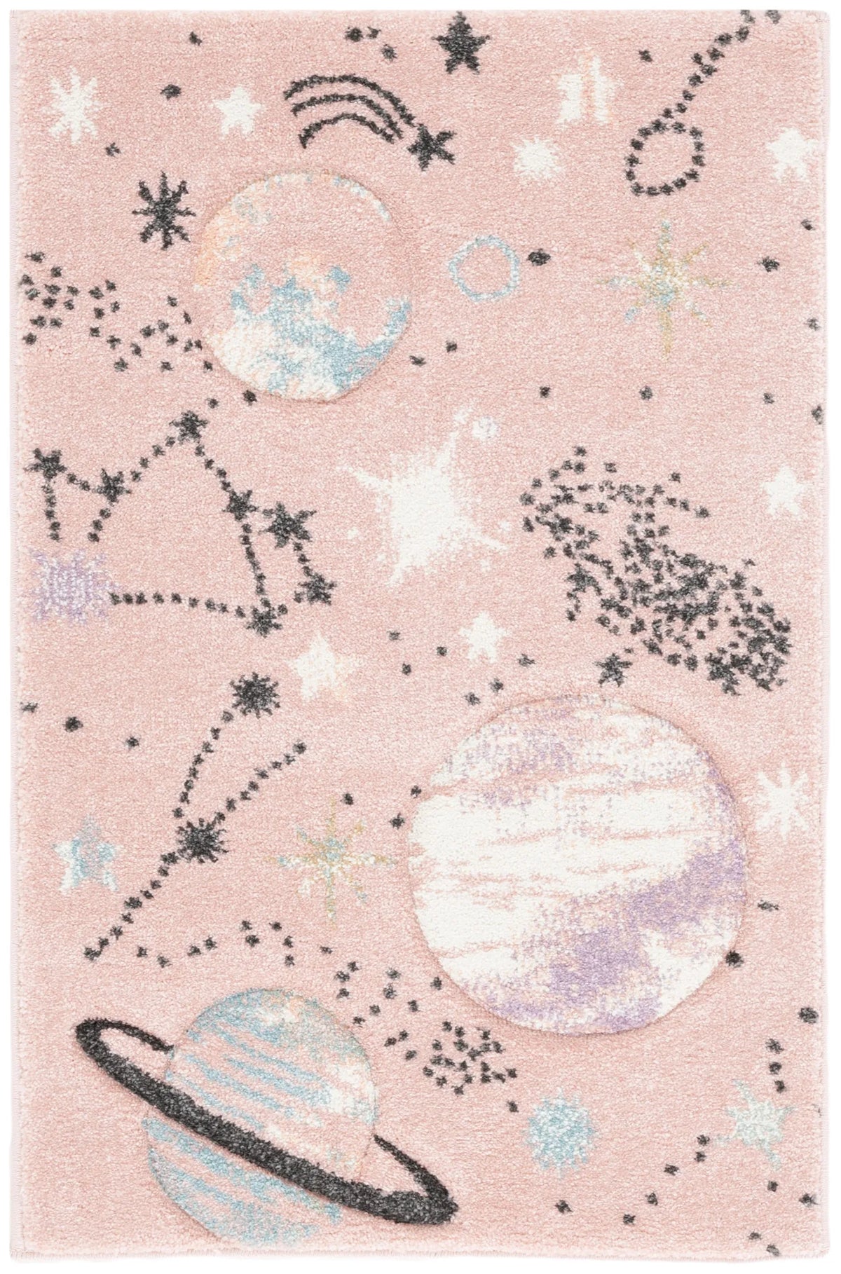 Safavieh Carousel Kids 100 2'-0" x 3'-0" Rug in Pink / Purple