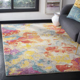 Safavieh Phoenix 100 4'-0" x 6'-0" Rug in Blue / Orange