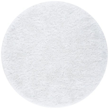 Safavieh Vegas Shag 6'-7" x 6'-7" Rug in Ivory