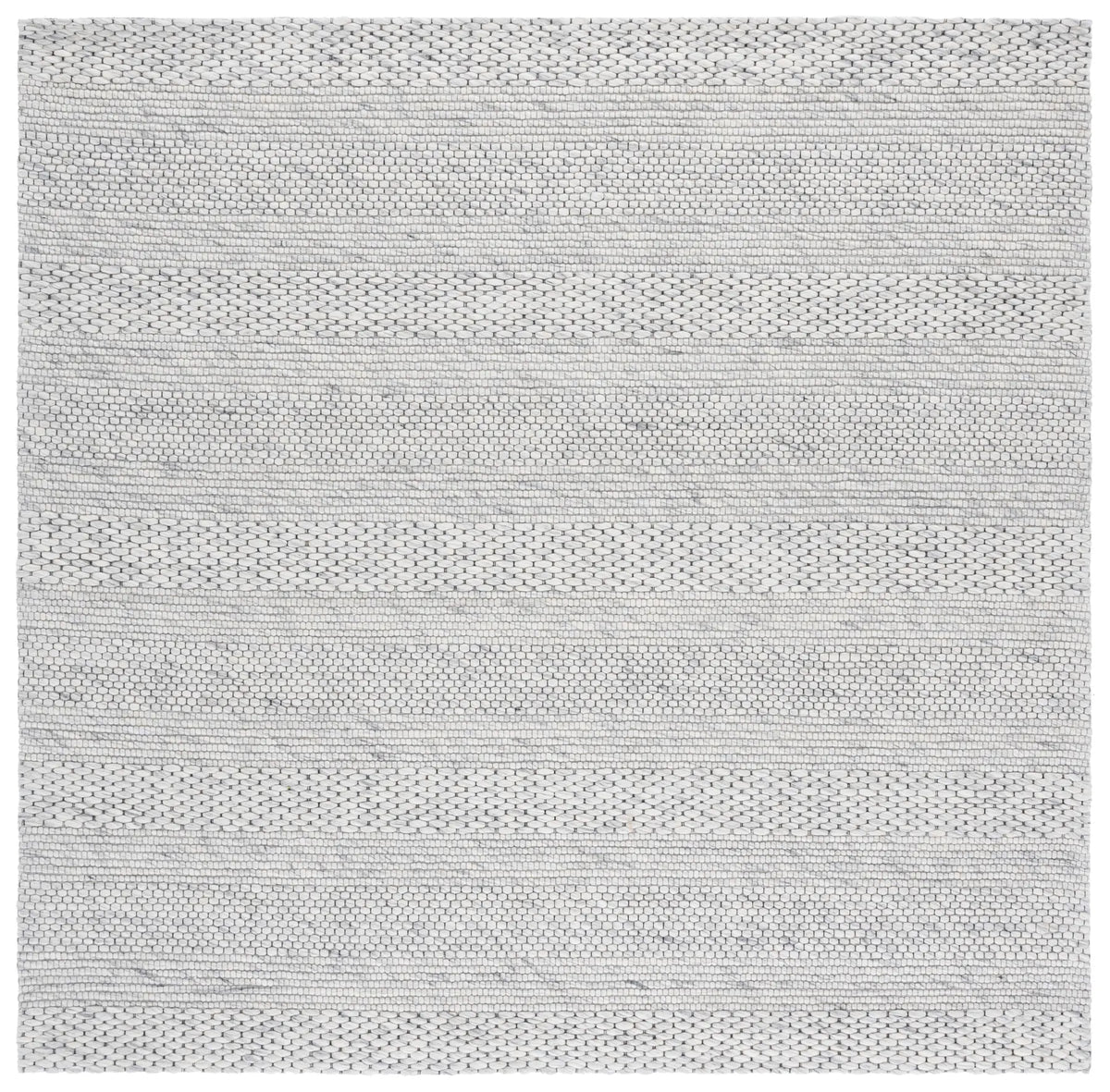 Safavieh Marbella 6'-6" x 6'-6" Rug in Light Grey / Ivory