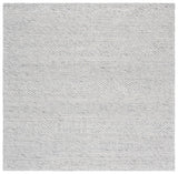 Safavieh Marbella 6'-6" x 6'-6" Rug in Light Grey / Ivory