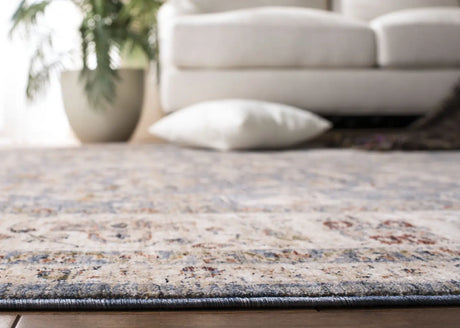Safavieh Heirloom 700 8'-0" x 10'-0" Rug in Light Blue / Ivory