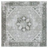 Safavieh Tucson 5'-0" x 5'-0" Rug in Dark Sage / Ivory