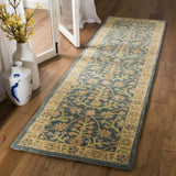 Safavieh Classic 2'-3" x 8'-0" Rug in Blue / Light Gold