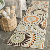 Safavieh Veranda 2'-3" x 10'-0" Rug in Cream / Chocolate