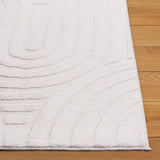 Safavieh Faux Rabbit Fur  800 4'-0" x 6'-0" Rug in Ivory