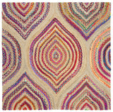 Safavieh Cape Cod 6'-0" x 6'-0" Rug in Natural / Multi