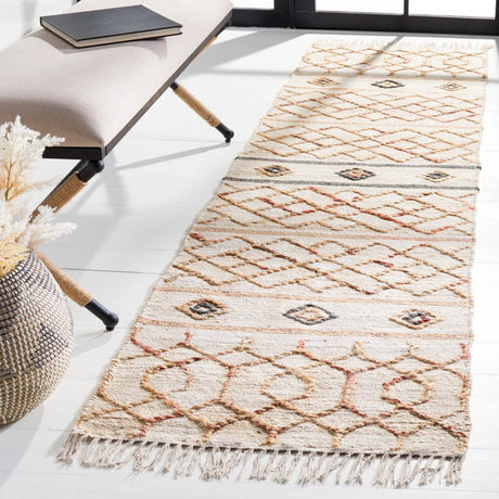 Safavieh Natural Fiber 2'-3" x 9'-0" Rug in Natural / Ivory