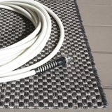Safavieh Courtyard 4'-0" x 5'-7" Rug in Black / Beige