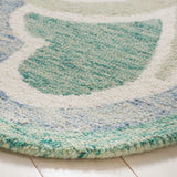 Safavieh Novelty 5'-0" x 5'-0" Rug in Grey / Green