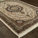 Oriental Weavers Sphinx Masterpiece 111W2 Ivory / Multi Rugs - angle detail