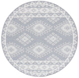 Safavieh Prairie 300 6'-7" x 6'-7" Rug in Blue / Grey