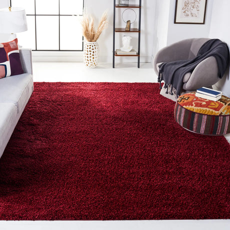 Safavieh Santa Monica Shag 9'-6" x 13'-0" Rug in Maroon