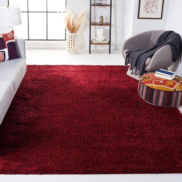 Safavieh Santa Monica Shag 9'-6" x 13'-0" Rug in Maroon