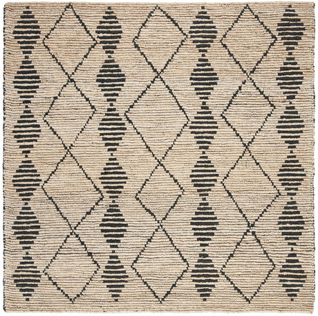 Safavieh Bohemian 6'-0" x 6'-0" Rug in Beige / Black