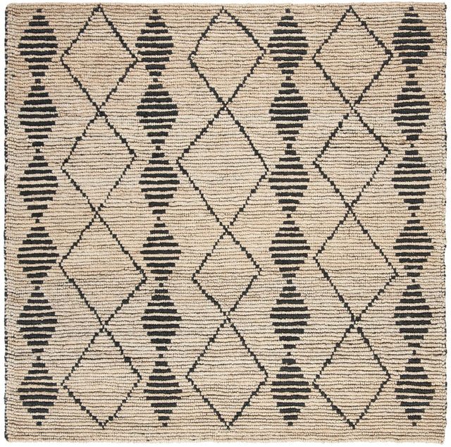 Safavieh Bohemian 6'-0" x 6'-0" Rug in Beige / Black