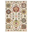 Oriental Weavers Lucca 8111W Ivory/ Multi Rug - main flat