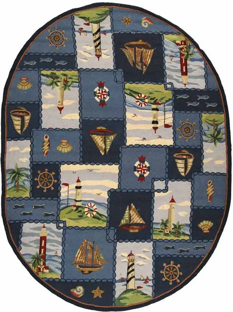 Safavieh Chelsea 7'-6" x 9'-6" Rug in Blue
