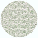 Safavieh Martha Stewart 300 6'-0" x 6'-0" Rug in Ivory / Green