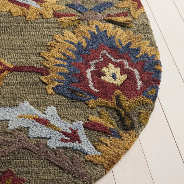 Safavieh Blossom 5'-0" x 8'-0" Rug in Green / Multi
