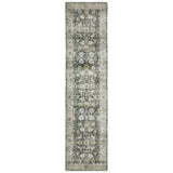 Oriental Weavers Machine Washable Charleston Cha09 Charcoal/ Gold Rug - runner