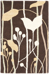 Safavieh Soho 2'-0" x 3'-0" Rug in Dark Brown / Multi
