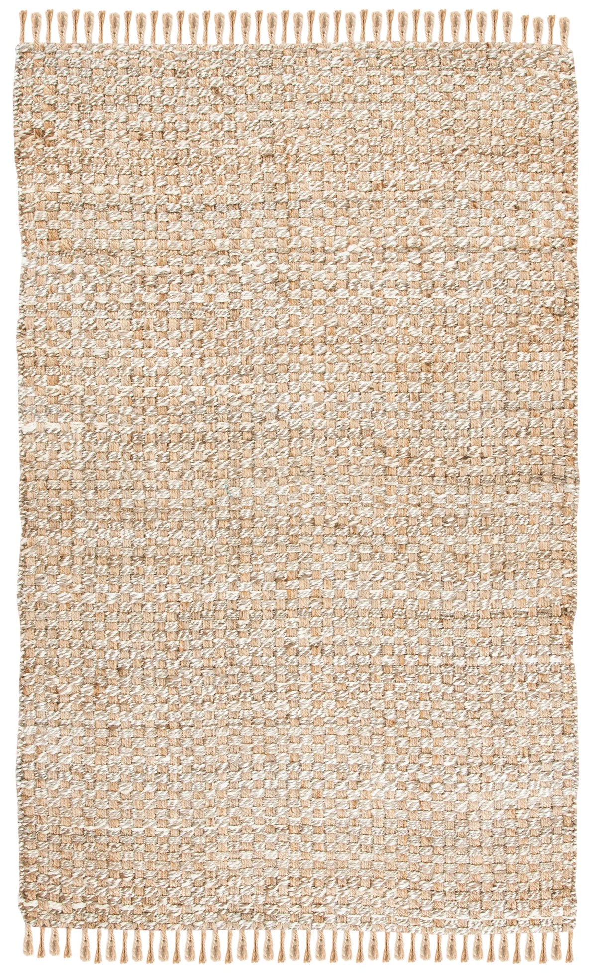 Safavieh Natural Fiber 4'-0" x 6'-0" Rug in Natural / Grey