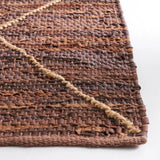 Safavieh Vintage Leather 4'-0" x 6'-0" Rug in Brown / Natural