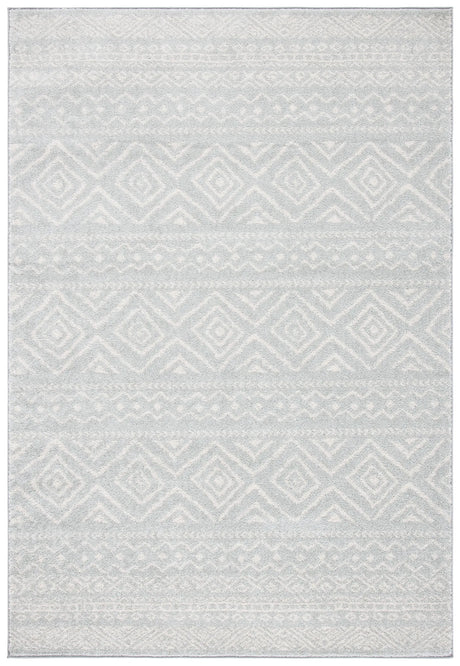 Safavieh Tulum 4'-0" x 6'-0" Rug in Light Grey / Ivory