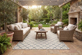 Dynamic Rugs Melissa 4232 Ivory/Grey Rug - Room