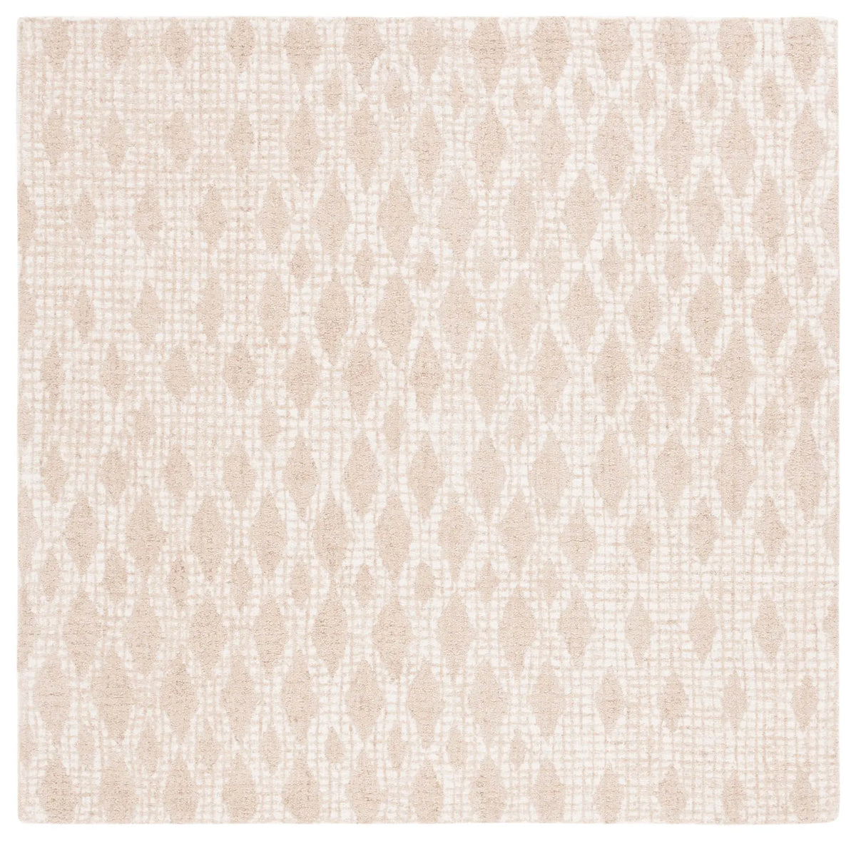 Safavieh Abstract 6'-0" x 6'-0" Rug in Beige / Ivory