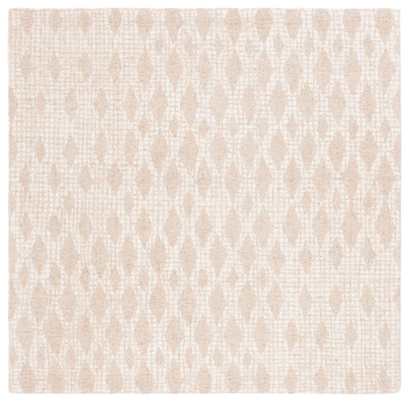 Safavieh Abstract 6'-0" x 6'-0" Rug in Beige / Ivory