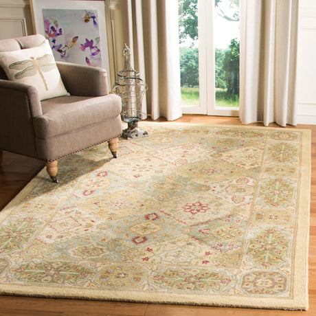 Safavieh Heritage 6'-0" x 9'-0" Rug in Multi / Ivory