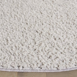 Safavieh Rumi Shag 6'-7" x 6'-7" Rug in Light Grey