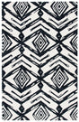 Safavieh Metro 5'-0" x 8'-0" Rug in Black / Ivory