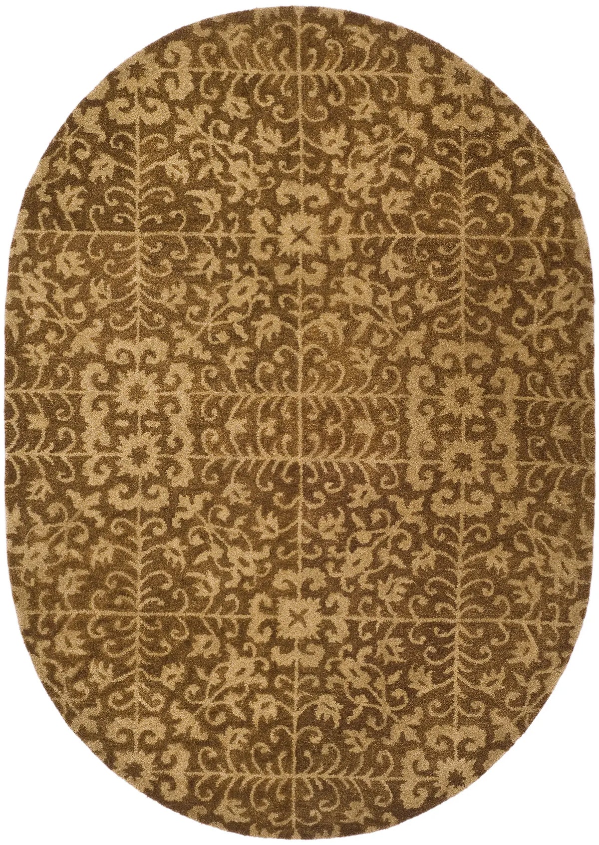 Safavieh Antiquity 4'-6" x 6'-6" Rug in Gold / Beige