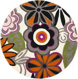 Safavieh Soho 6'-0" x 6'-0" Rug in Ivory / Multi