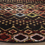 Safavieh Amsterdam 10'-0" x 10'-0" Rug in Black / Multi