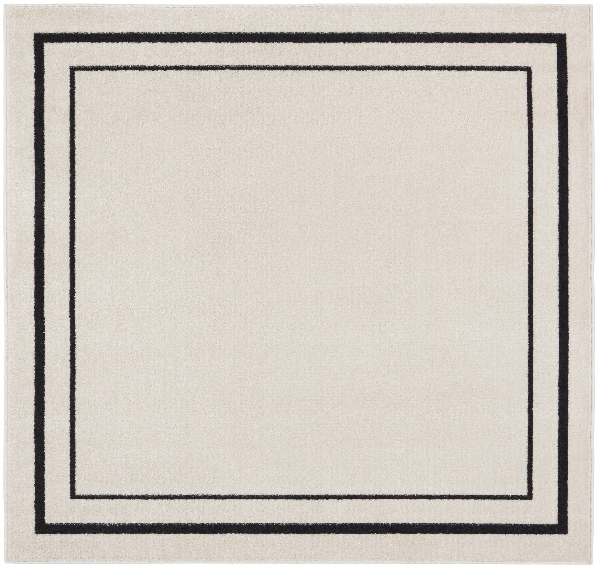 Nourison Nourison Essentials Nre02 Ivory/Black Area Rug