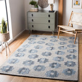 Safavieh Abstract 4'-0" x 6'-0" Rug in Grey / Blue