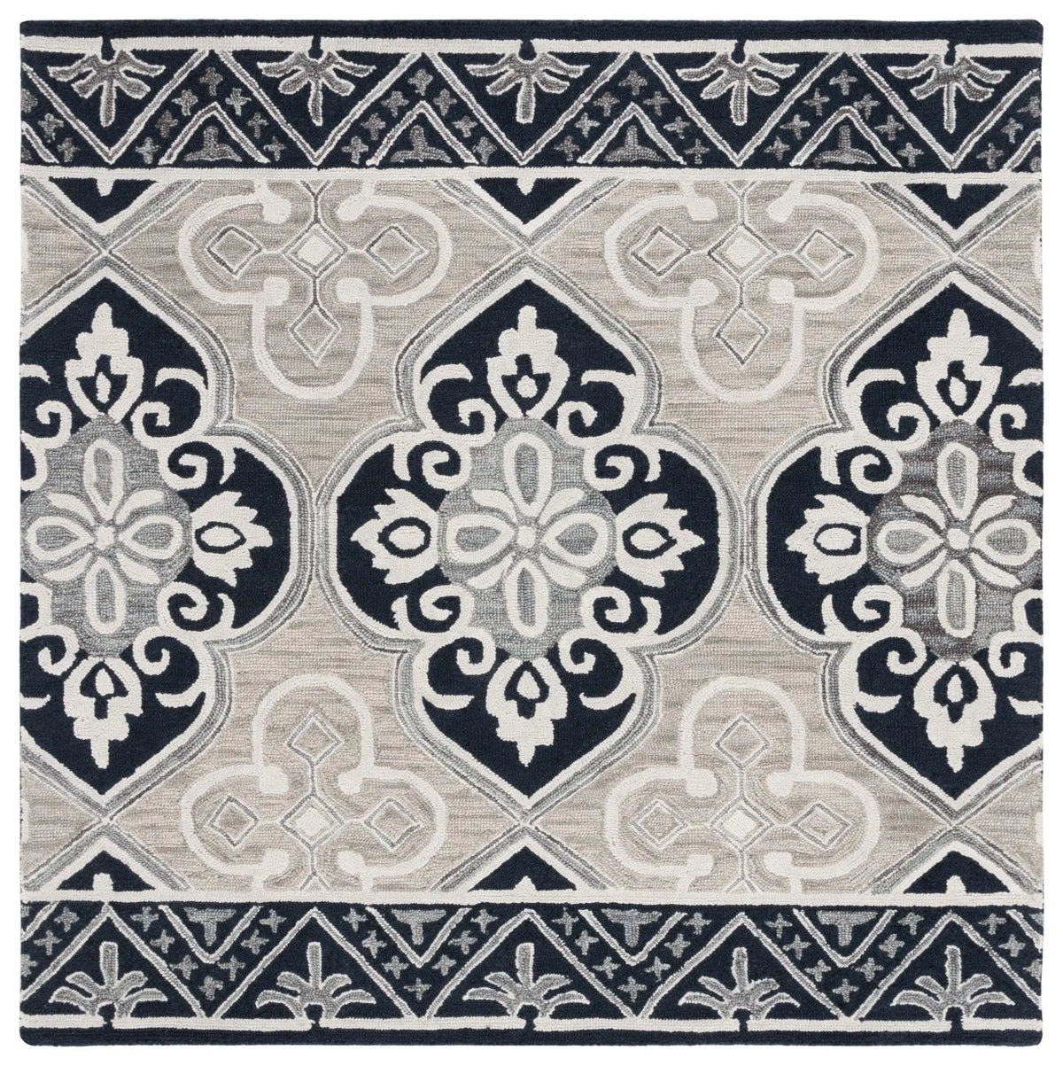 Safavieh Aspen 6'-0" x 6'-0" Rug in Blue / Ivory
