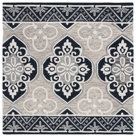 Safavieh Aspen 6'-0" x 6'-0" Rug in Blue / Ivory