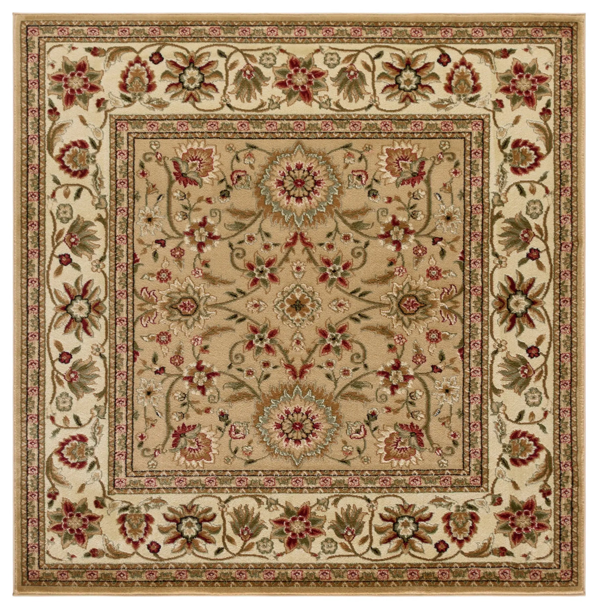 Safavieh Lyndhurst 5'-3" x 5'-3" Rug in Beige / Ivory