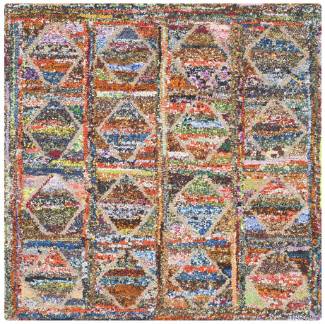 Safavieh Nantucket 4'-0" x 4'-0" Rug in Multi