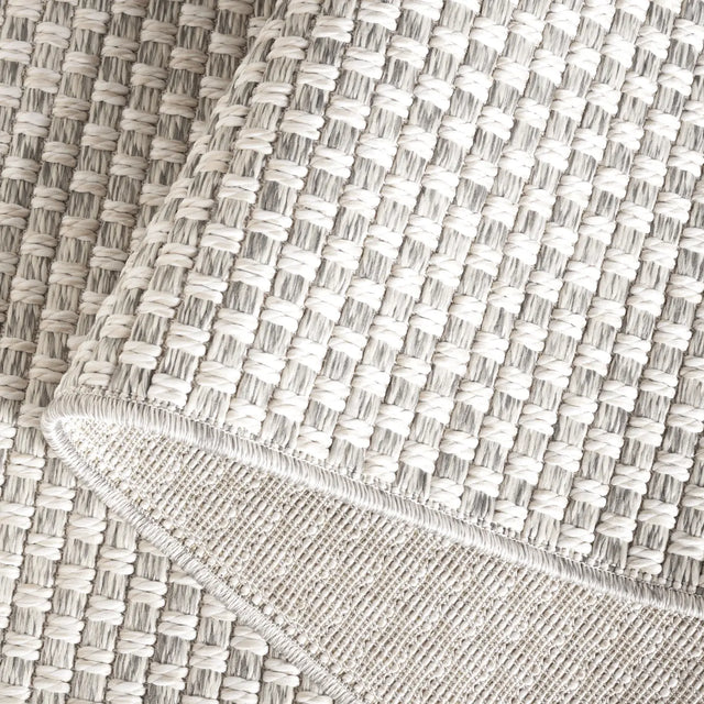 Safavieh Sisal All-Weather 4'-0" x 6'-0" Rug in Light Grey / Ivory