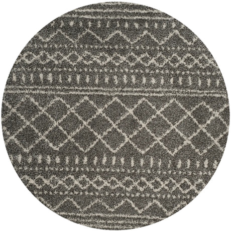 Safavieh Arizona Shag 10'-0" x 10'-0" Rug in Brown / Ivory