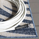 Safavieh Beach House 4'-0" x 6'-0" Rug in Blue / Ivory