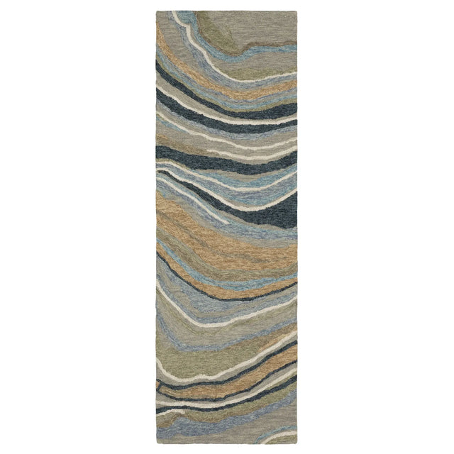 Oriental Weavers Sphinx Kipton KIP07 Blue Rugs - runner