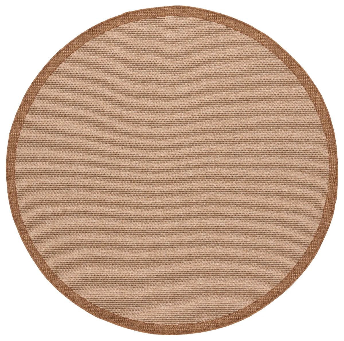 Safavieh Sisal All-Weather 6'-7" x 6'-7" Rug in Natural / Brown